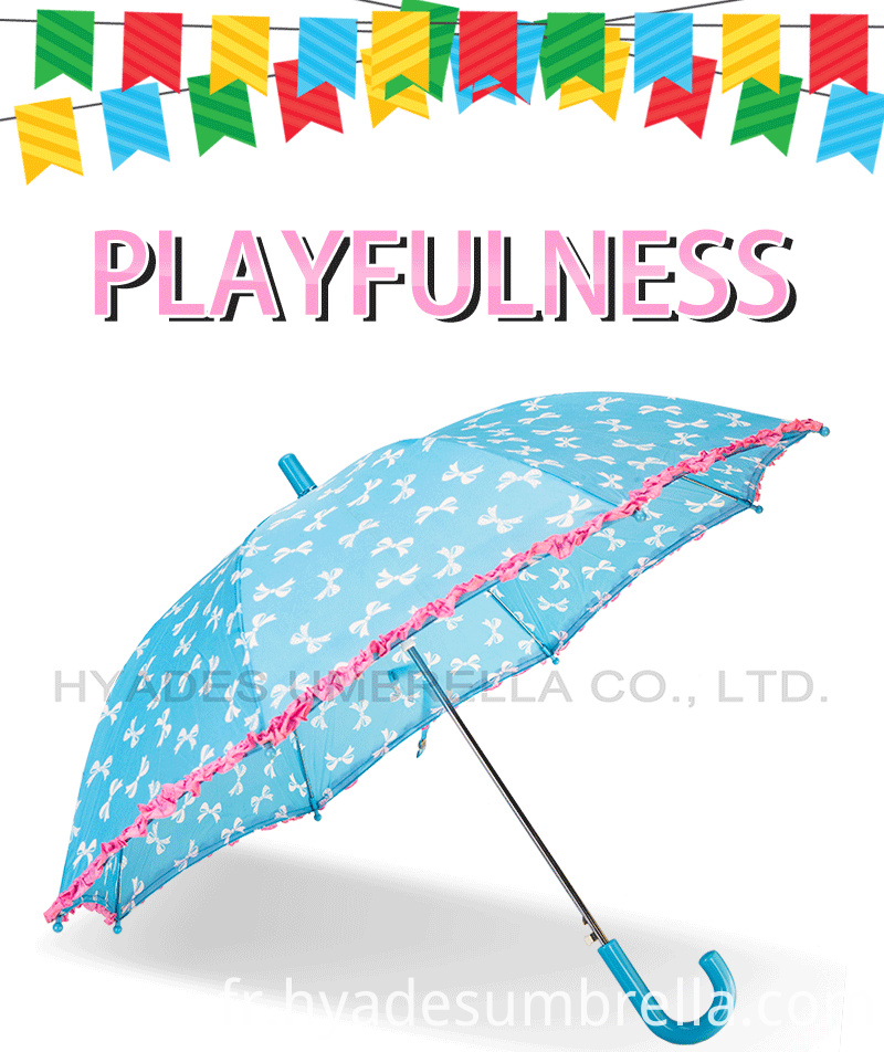 50cm Auto Open Kids Parapluie Bleu 50cm Auto Open Kids Umbrella Blue